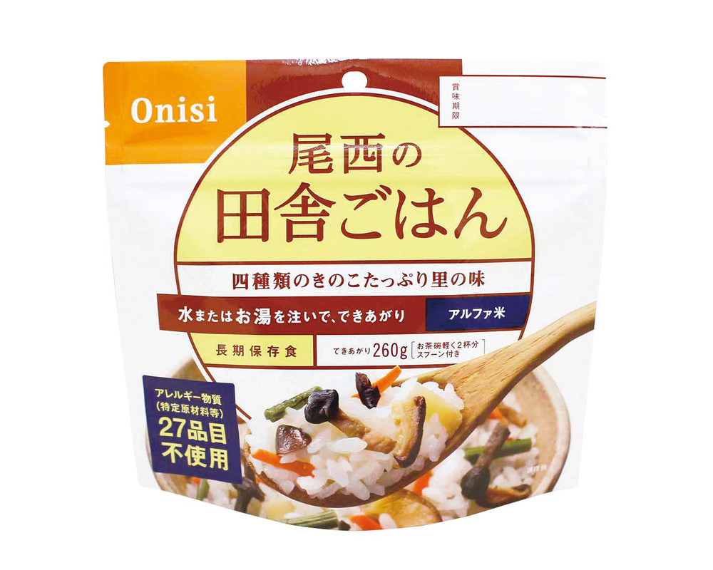 Onisi Gluten-free Non-allergen Rice Seasoned Mushroomのイメージ
