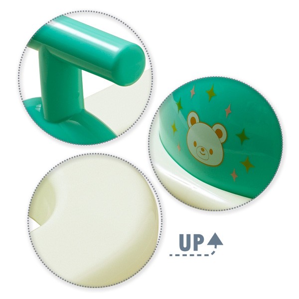 Anti-bacteria auxiliary toilet seat - Polar bearのイメージ