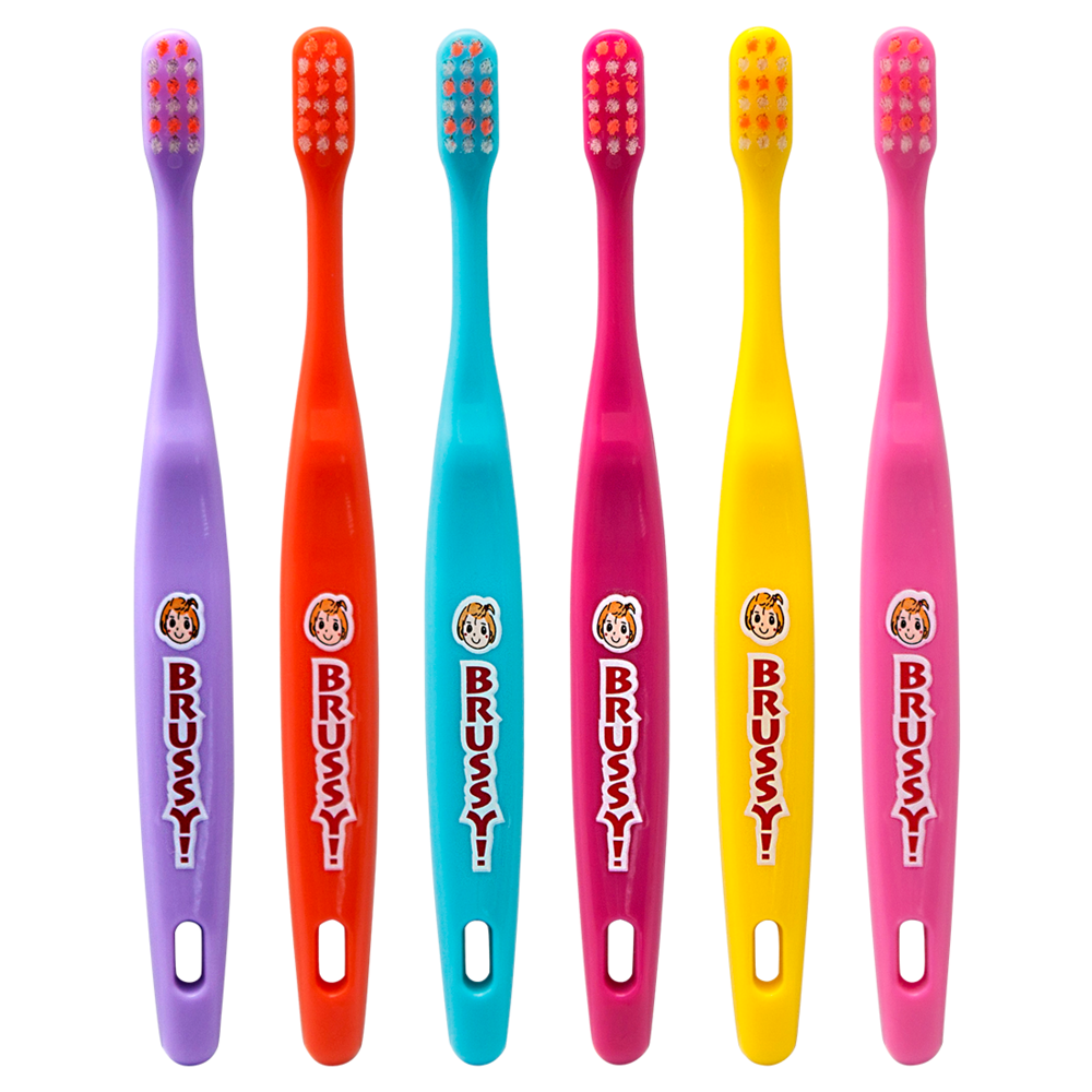 UFC Kids toothbrush BRUSSY!GIRLS (age 3-8 yrs) – 6 colousのイメージ