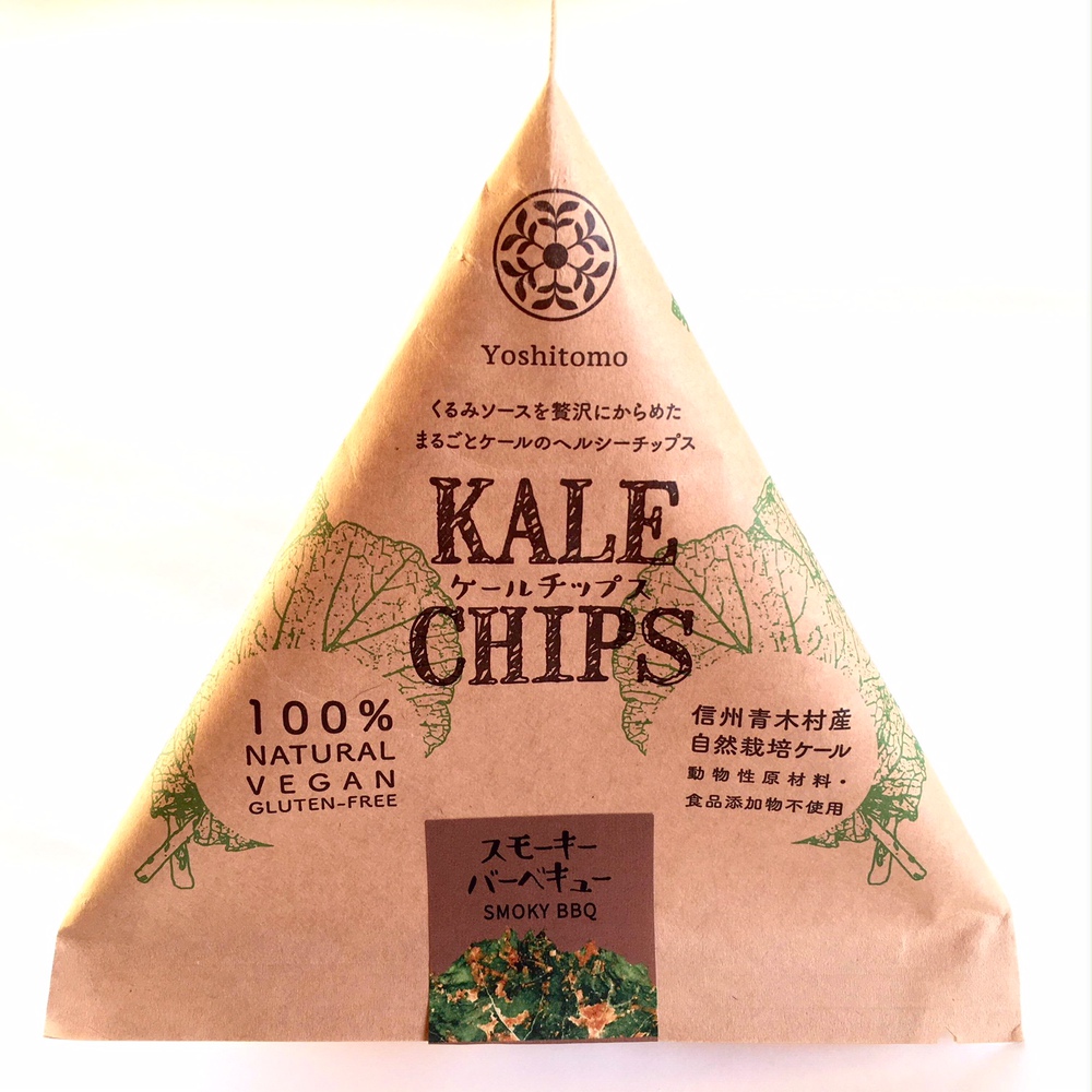Yoshitomo Gluten-free Vegan Kale chips (Smoky BBQ)のイメージ