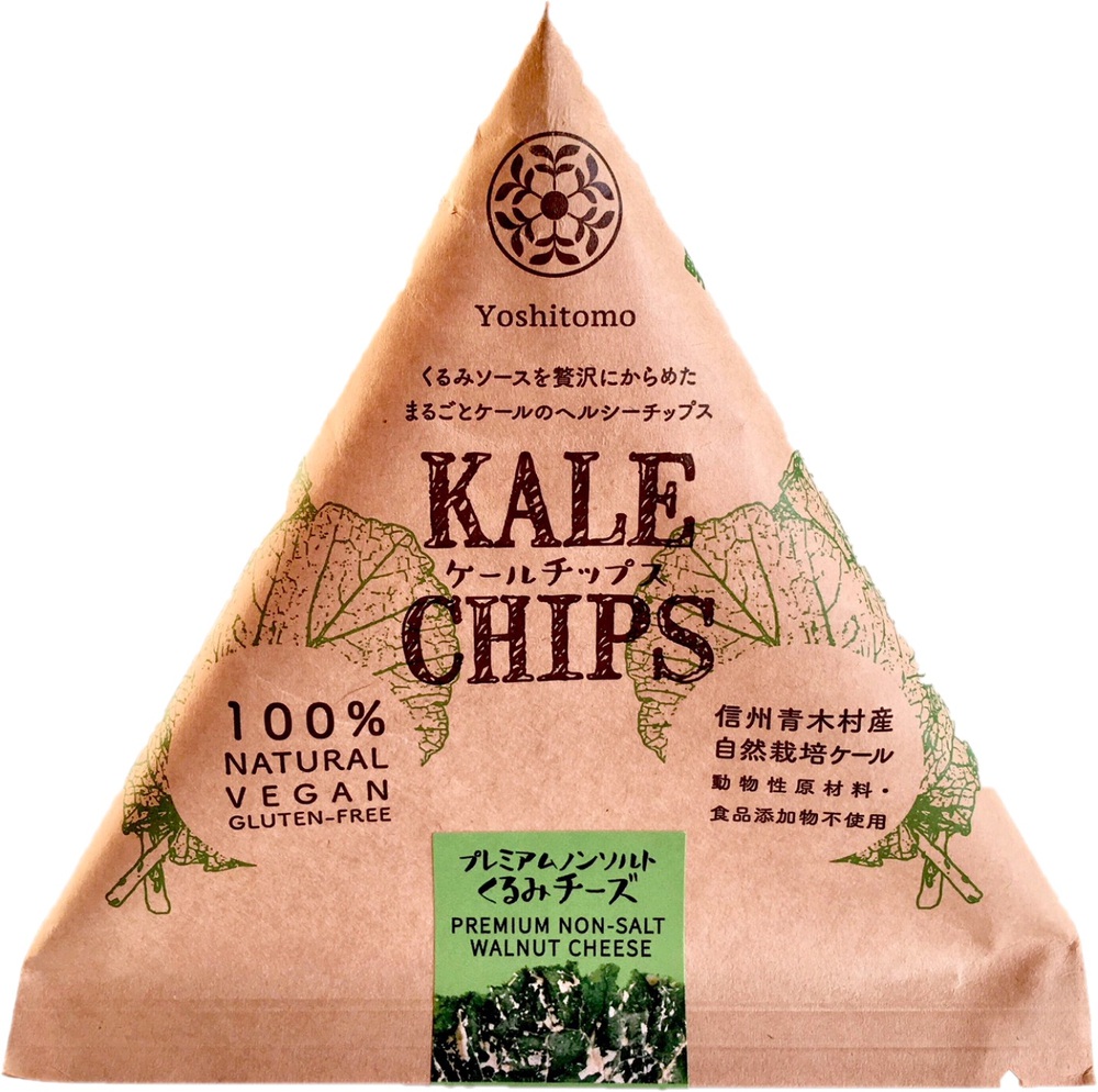 Yoshitomo Gluten-free Vegan Kale chips (Non-salt Walnut Cheese)のイメージ